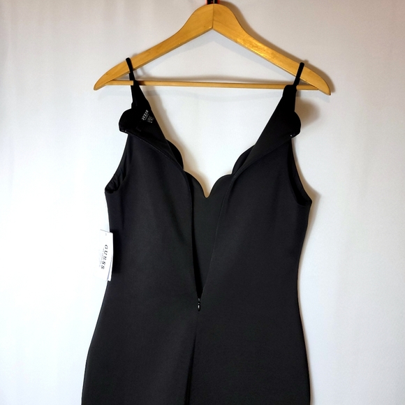 Guess Salina Scuba Dress Size Medium Black - Picture 6 of 16